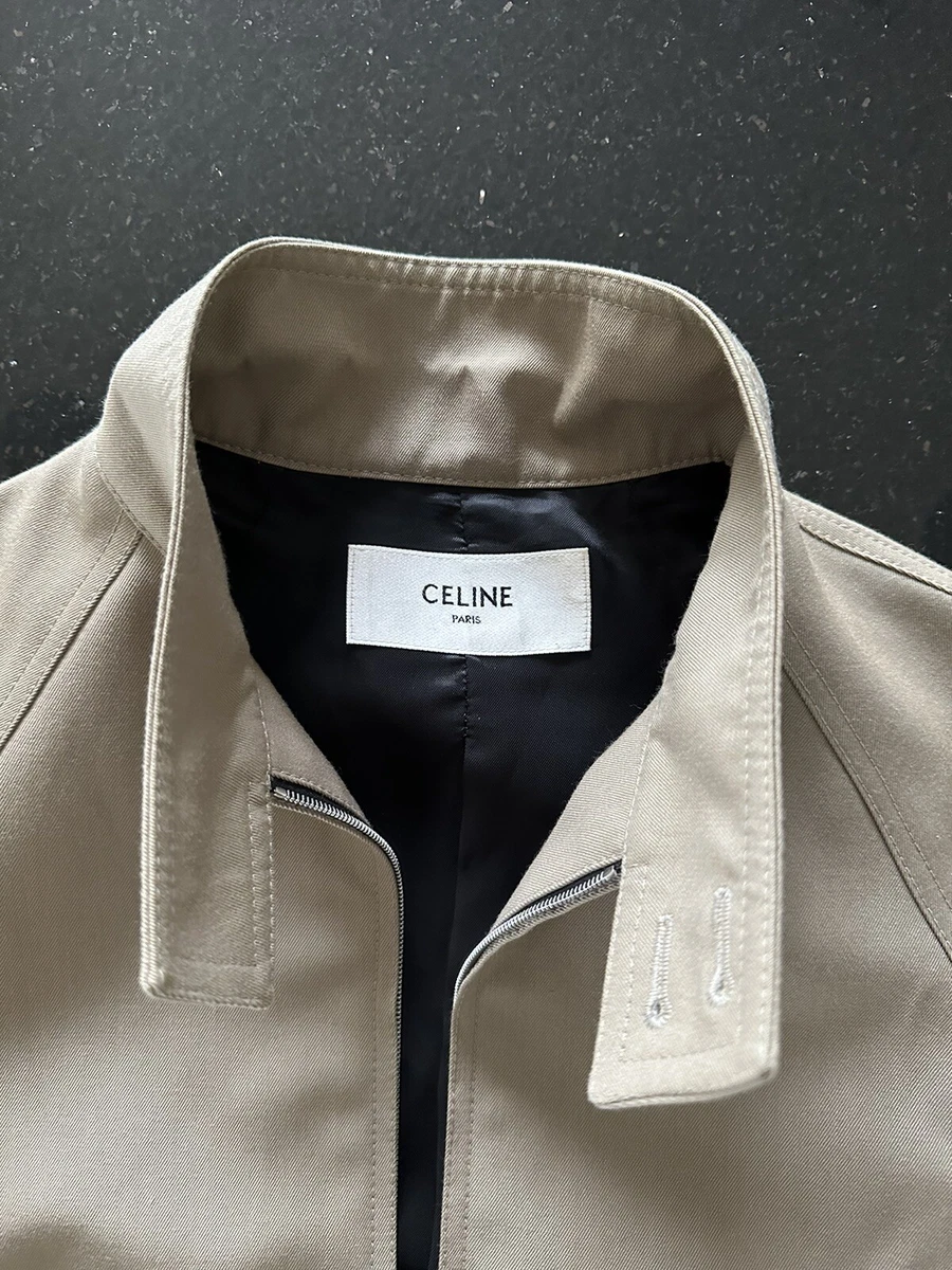 Celine SS19 Harrington Jacket English Blouson 44 XS Beige Camel