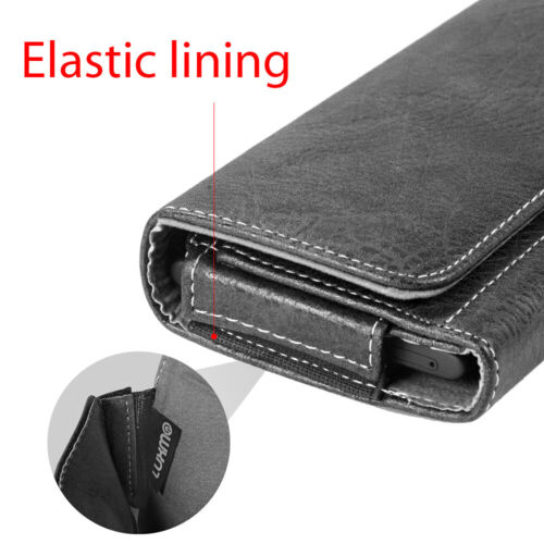 7 in x 4inch Extra Large Pouch Belt Clip Leather Holster Carrying Case for Phone - Picture 9 of 49