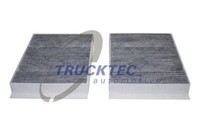 Trucktec Automotive Innenraumfilter Aktivkohlefilter FüR Mercedes-Benz S-Klasse