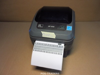 ZEBRA ZP450 Thermo Label Drucker USB 203Dpi DHL UPS GLS TNT DPD - 8,038 INCH