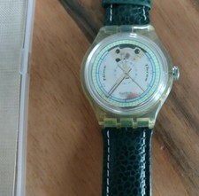 SWATCH - Automatico - 1992 - Cinturino in pelle verde - USATO 