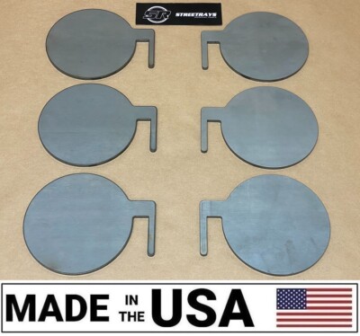 [SR] Steel IDPA Shooting Target Dueling Tree DIY Kit 6pc 6'' x 1/4'' Paddles ONLY