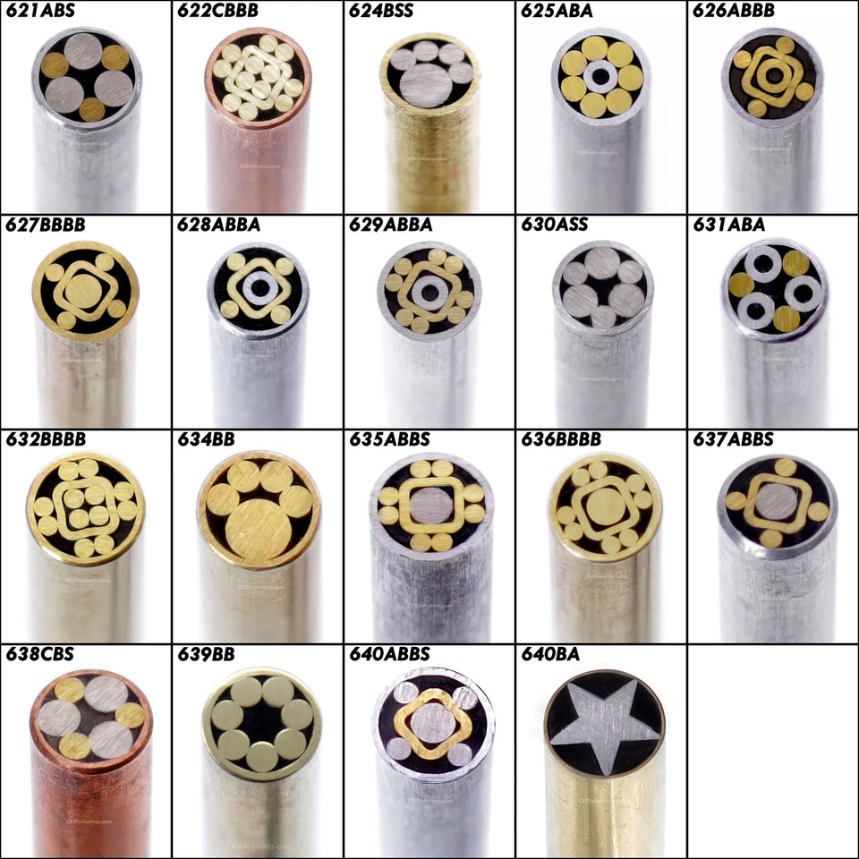 Pasadores de mosaico - (0,187 (3/16) pulgadas de diámetro) - (38 opciones de varilla diferentes) Foto 3 de 4