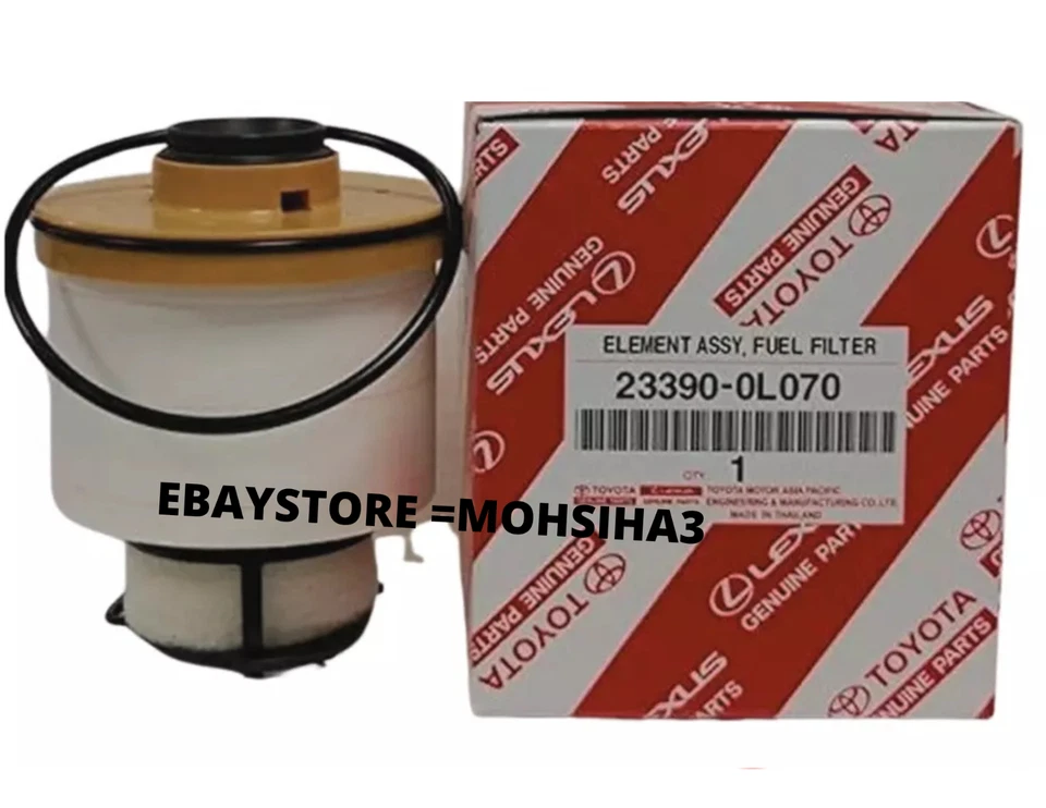 Genuine OEM Toyota Hilux 2015-2022 Diesel Element Fuel Filter 23390-0L070 X 10 - Image 2 of 4