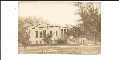 LIBRARY, ALBION, NEBR  REAL PHOTO