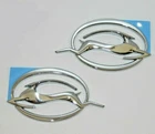 Chrome Sail Panel Emblems Fits 94-96 Impala SS Version 3 New Genuine GM Pair
