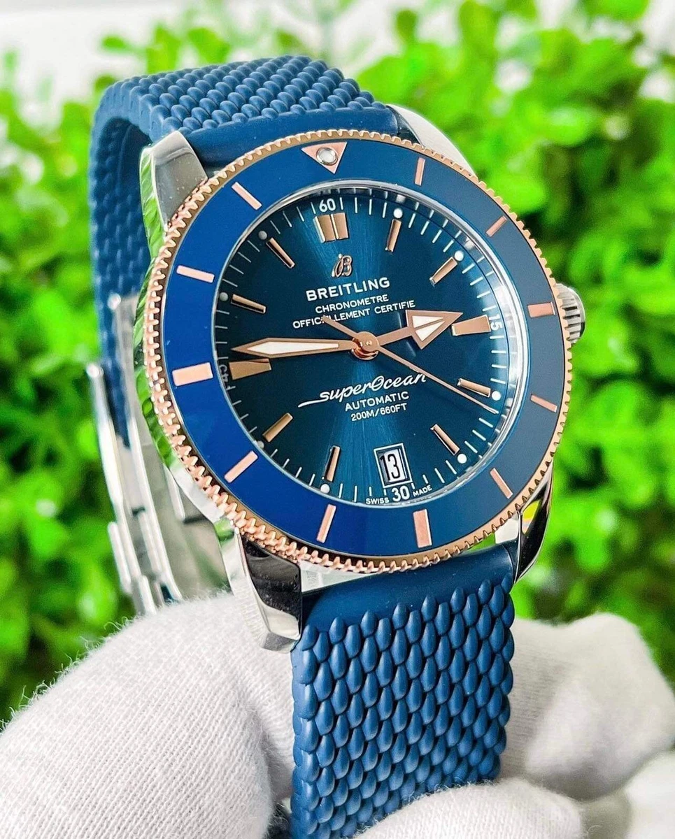 Breitling superocean hotsell heritage blue dial