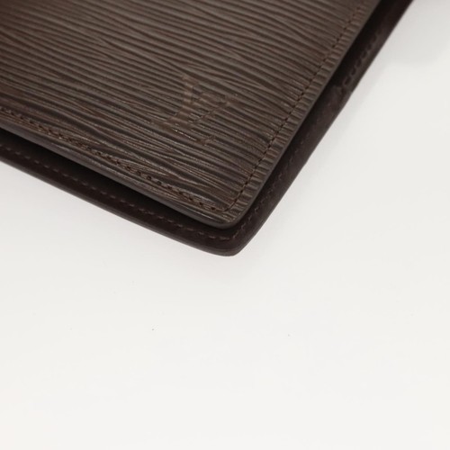 LOUIS VUITTON Epi Agenda GM Day Planner Cover Mocha Brown R2006D LV Auth 125530 - Picture 9 of 21