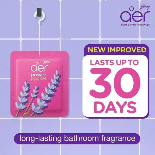 Godrej aer Power Pocket Bathroom Freshener – Assorted Pack of 5 (50g) |... - Picture 4 of 6