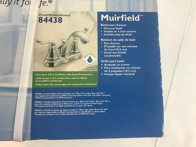 Moen Faucet Model 84438 For Sale Online