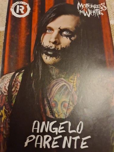 ANGELO PARENTE JOSH BALZ MOTIONLESS IN WHITE A4 POSTER ROCK SOUND MAGAZINE
