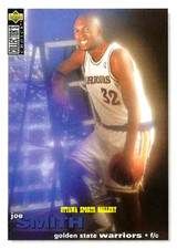 1995-96 COLLECTORS CHOICE JOE SMITH GOLDEN STATE WARRIORS #300 RC 2V41