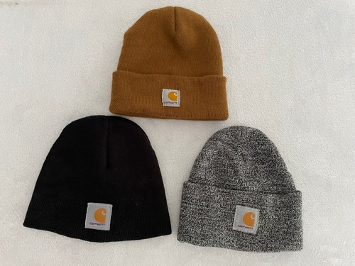 Lot of 3 Carhartt Beanies Hats Winter 