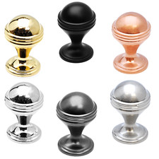 22mm Round Cabinet Knobs Gold Copper Black Drawer Cupboard Kitchen Door Knobs