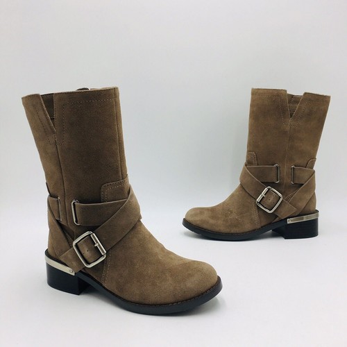 Vince Camuto Women's Wethima Suede Moto 