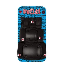 Bullet Adult Skateboarding Knee, Elbow and Wrist Pad Set