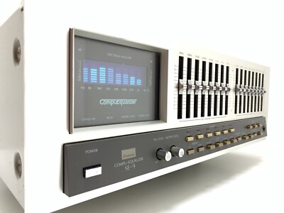 SANSUI SE-9 Stereo Graphic Computer Equalizer Spectrum Analyzer WORK Good Look