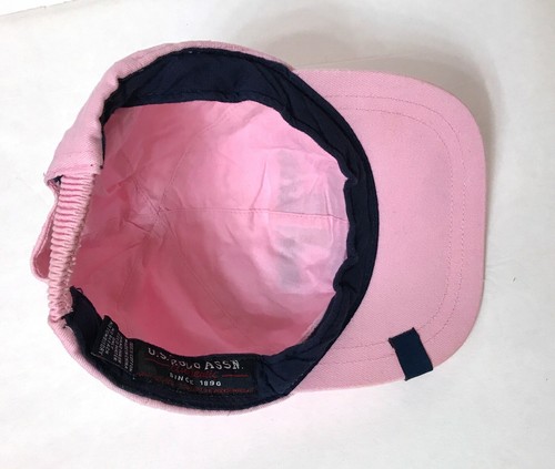 Infantil Niña US POLO ASSN BANDERA AMERICANA Sombrero Rosa Elástico Fit BABY OSFM (0-12mo.) - Imagen 4 de 6