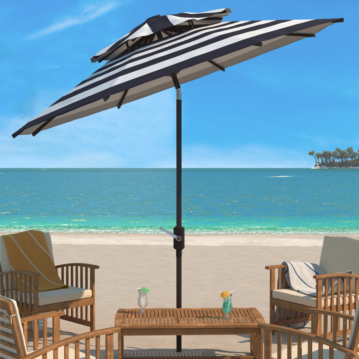 average height of patio umbrella Patio Umbrella Size Guide