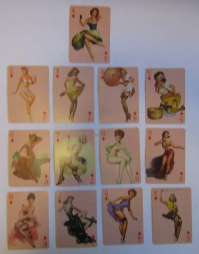 New- Amazing Vintage Pin Up Girls Playing Cards- Card Deck- 54 Playing Cards - Picture 15 of 23