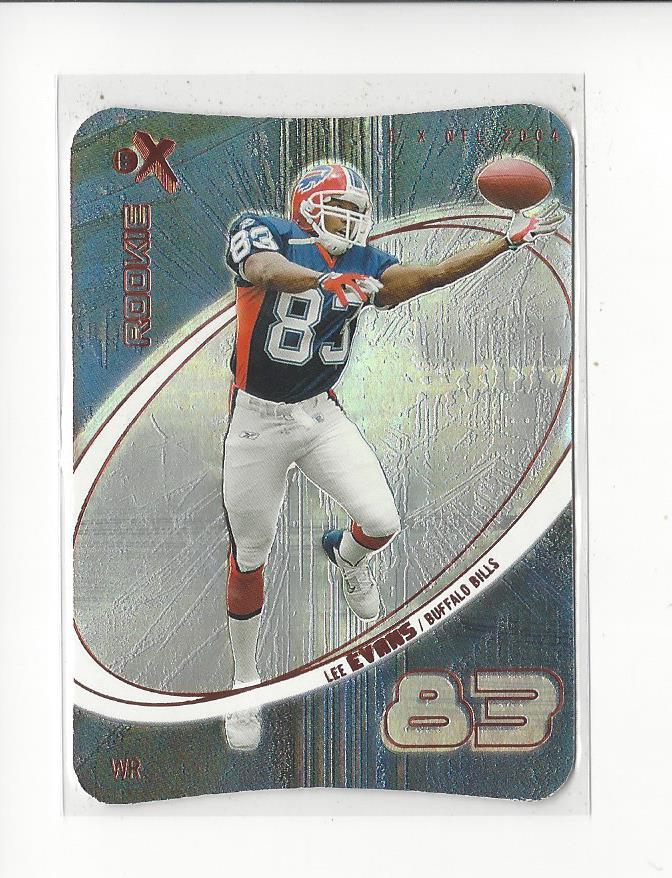 Lee Evans Fleer E-X #57 Die-Cut