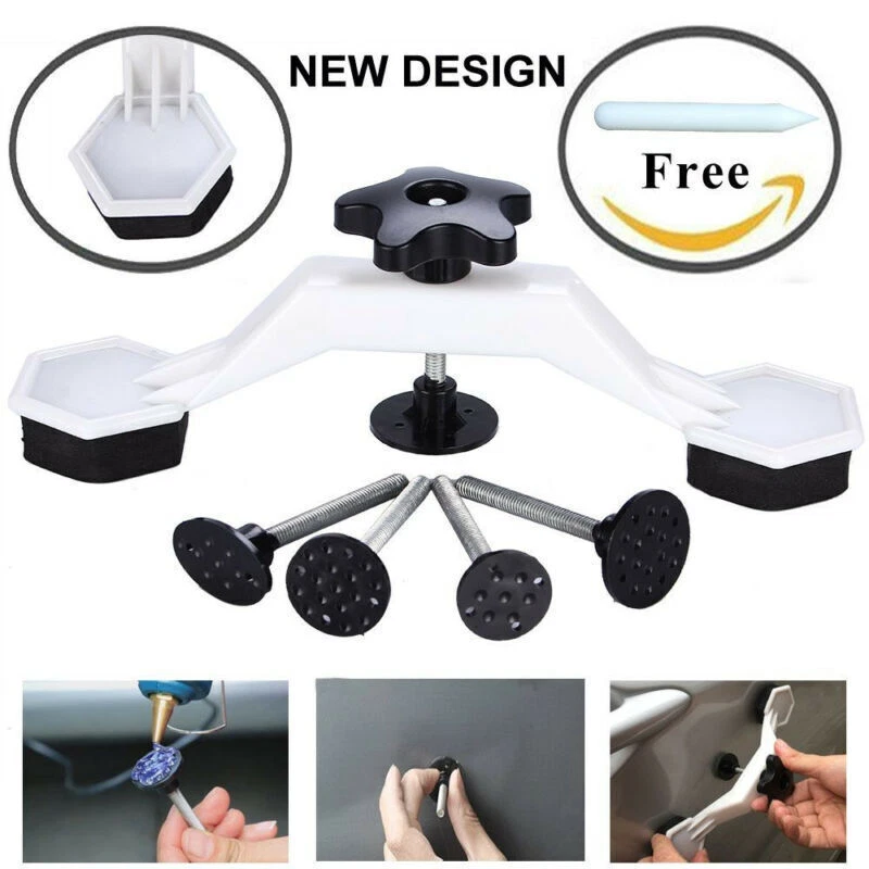 Инструмент для ремонта вмятин без покраски кузова автомобиля съемник клея моста и клейкие вкладки 5 шт. - Изображение 3 из 4