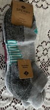 Women  s Sperry 3 Pack Tab Low Show Socks Shoe Size 5-10 Multi Colors New