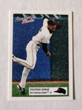 2003 Fleer Double Header Mini #67 Tsuyoshi Shinjo Giants Baseball Cate
