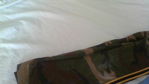 Ralph Lauren Polo Kid Pants Size 8 Camo w/Yellow Side Stripes Good Cond Woodland - Picture 16 of 19