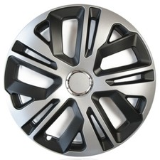 4x Radkappen Radblenden Radzierblenden Raven Ring Mix 14 Zoll Silber Set für VW