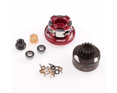 Alpha Plus 4-Shoe Clutch System with 14T Clutch Bell red E64-BUR2214 