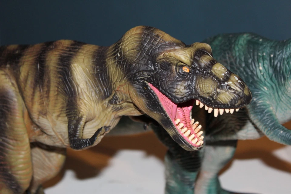 2 Парк Юрского периода Затерянный мир Пульт дистанционного управления T-Rex & Pachy ToyBiz 1997 РАБОТАЕТ - Изображение 2 из 4