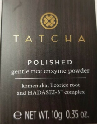 TATCHA Polished GENTLE RICE ENZYME POWDER, 0.35OZ/10G IN The Box SHIPPING FREE