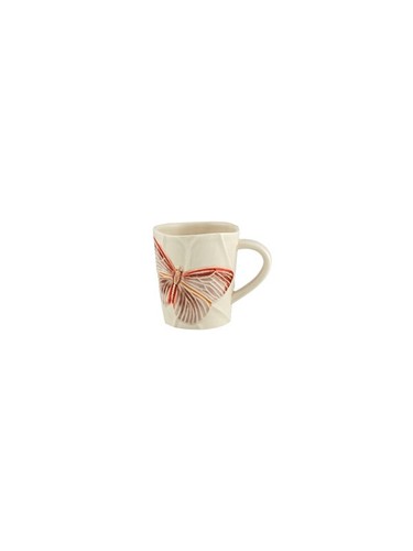 Bordallo Pinheiro Cloudy Butterflies Mug by Claudia Schiffer Portugal - Picture 2 of 4