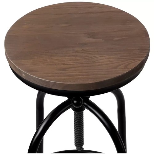 Artiss Retro Rustic Vintage Barstool - Picture 3 of 6