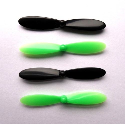 8x Hubsan X4 H107 Propeller Rotorblätter Ladybird V939 UFO Nano Loop Spyforce RC - Bild 6 von 11