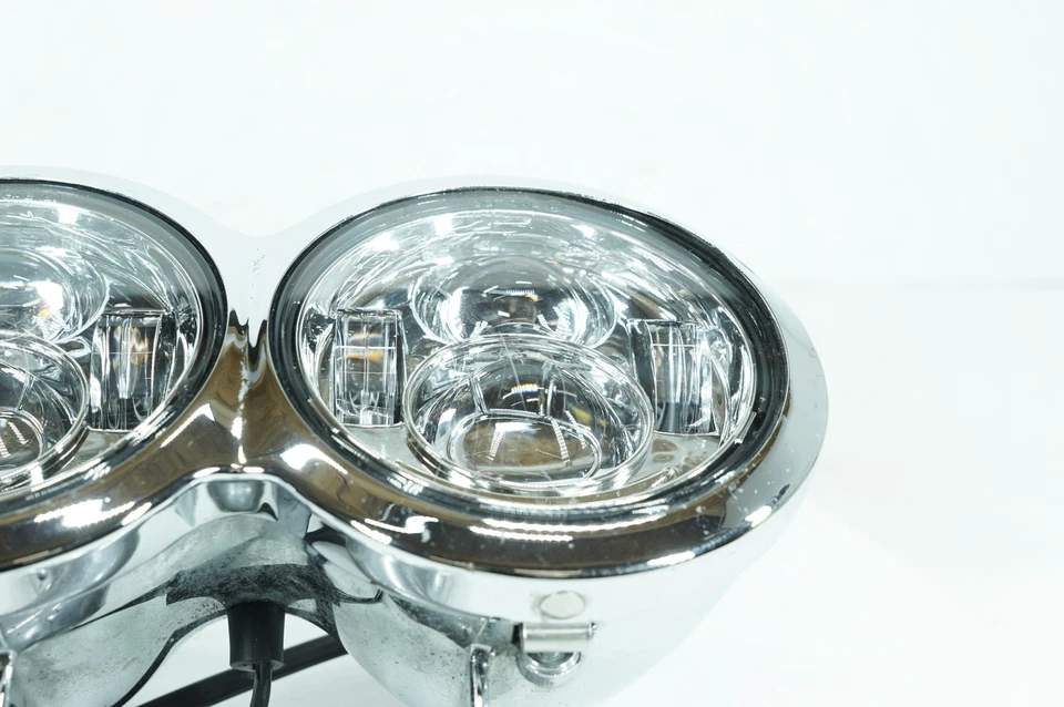 Harley Dyna Fat Bob 2013 FXDF fabricante de equipos originales doble faro luz LED 69798-08 Foto 3 de 4