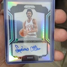 2024-25 Panini Prizm Penmanship Autograph Lucius Allen Milwaukee Bucks #PNM-LCA