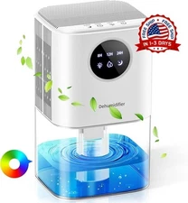 Deshumidificador Para El Hogar Para Sotano Dormitorio Baño Interior Caravana New