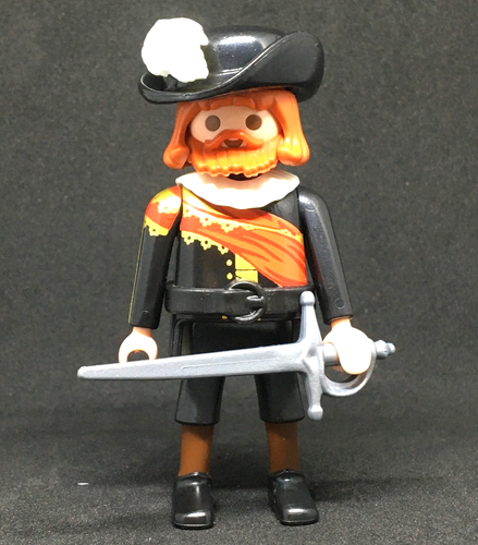 Playmobil Edler Schwarzer Ritter mit Schwert - Spanische Renaissance - C42 - Bild 1 von 4