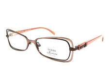 Guess by Marciano Eyeglasses Frames GM125 ROBRN Rose Brown Rectangle 51-16-135