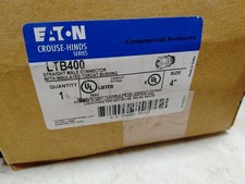EATON Crouse-Hinds LTB400 4" Straight Liquidtight MALE Connector T1BE 