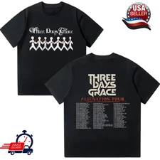 Three Days Grace Alienation Tour 2026 North America Cities Dates 2 Sided T-Shirt