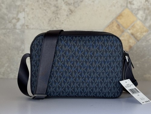 MICHAEL KORS COOPER EAST WEST SHOULDER CROSSBODY FLIGHT BAG ADMIRAL/PALE BLUE - Picture 3 of 18