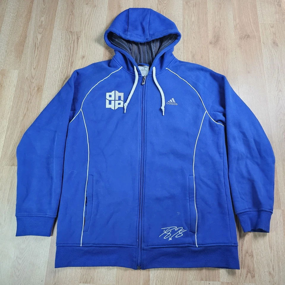 Vtg Adidas Dwight HOWARD Hoody Mens Xl Adipower Superstar Y2k NBA Magic - Image 2 of 4