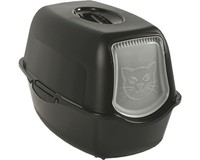 Katzentoilette 56 X 40 X 39 Cm Schwarz