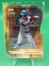 2021 Panini Elite Extra Edition Optic Gold Auto /10 Jordan Viars #84