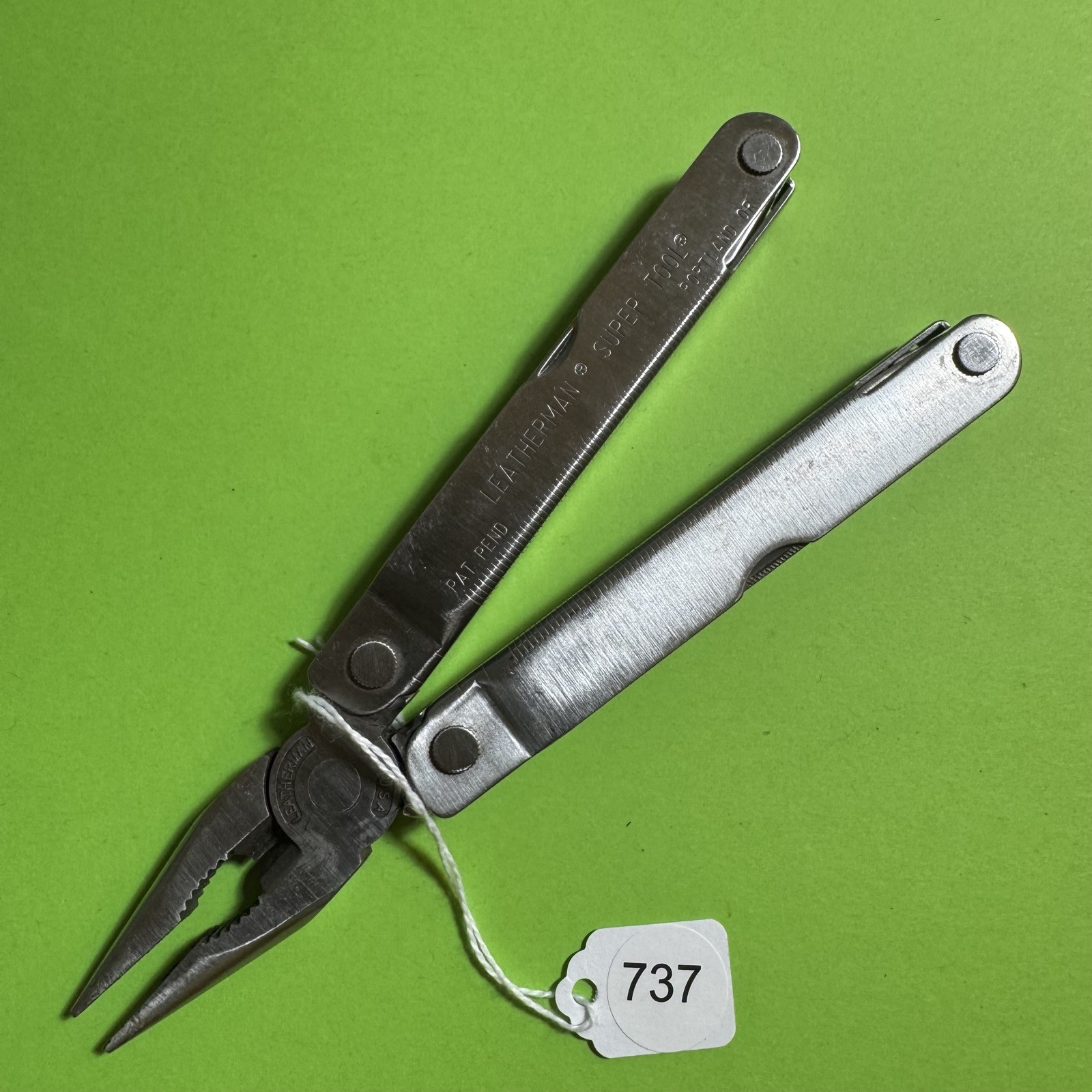 Leatherman Super Tool Plier Multi Tool Pocket Knife Stainless EDC #737