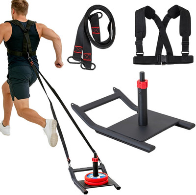 Professional Weight Sled for Strength Training and Speed Enhancement, Black