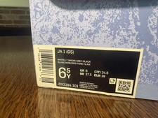 Nike Ja 1 GS White Light Smoke Grey Black Size 6.5Y DX2294-101  Pre Owned